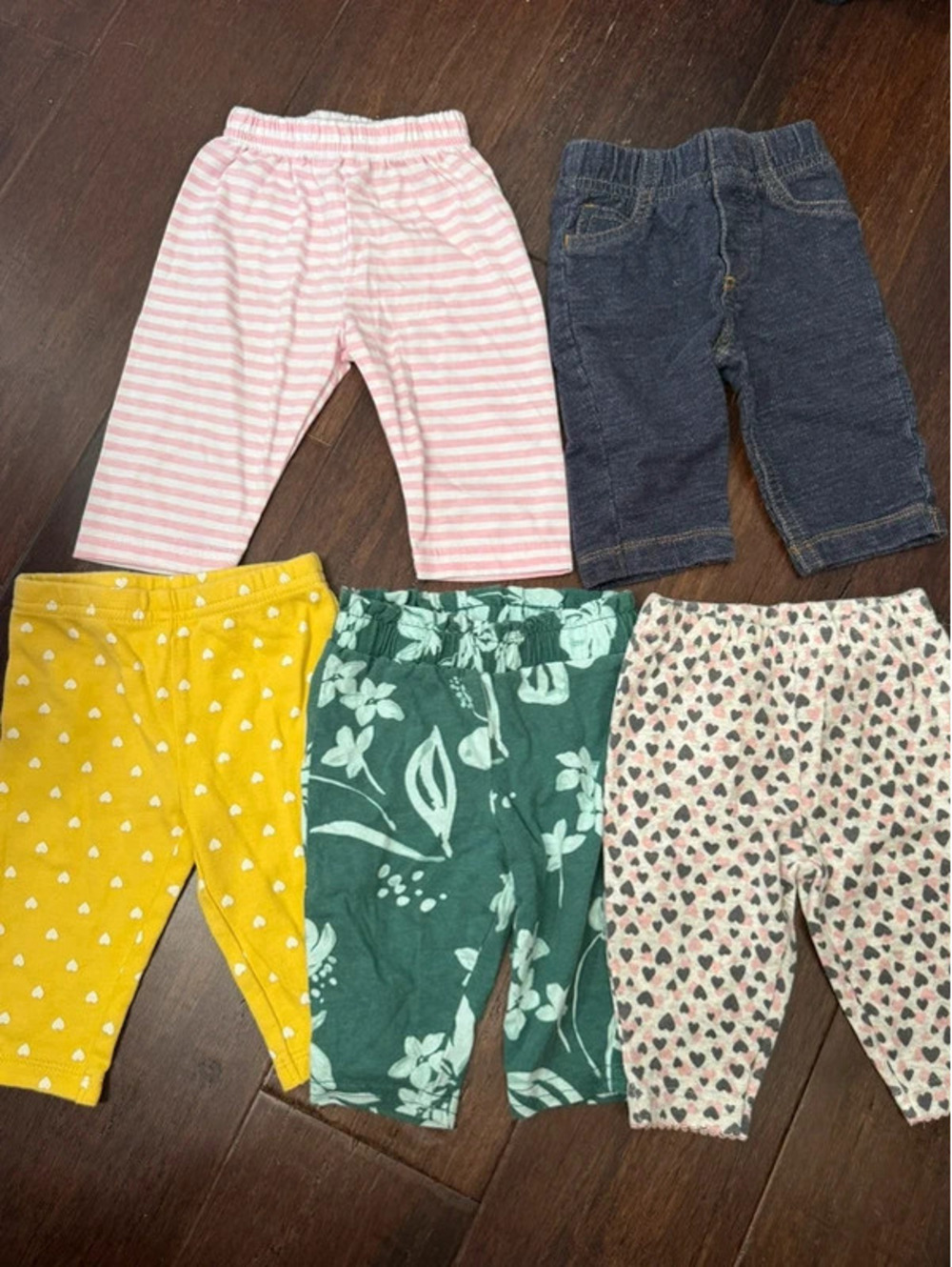 0-3M Baby Girl Pant Bundle